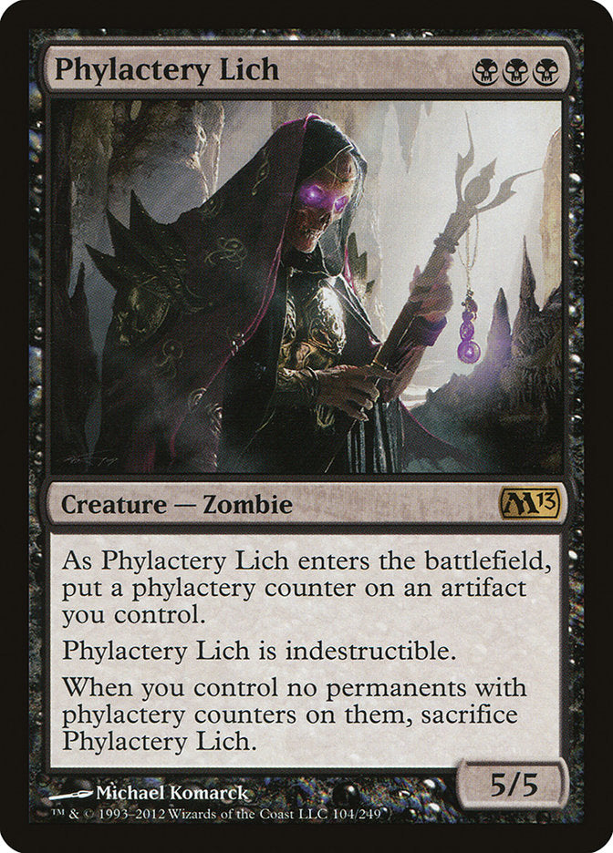 Phylactery Lich [Magic 2013] Foil