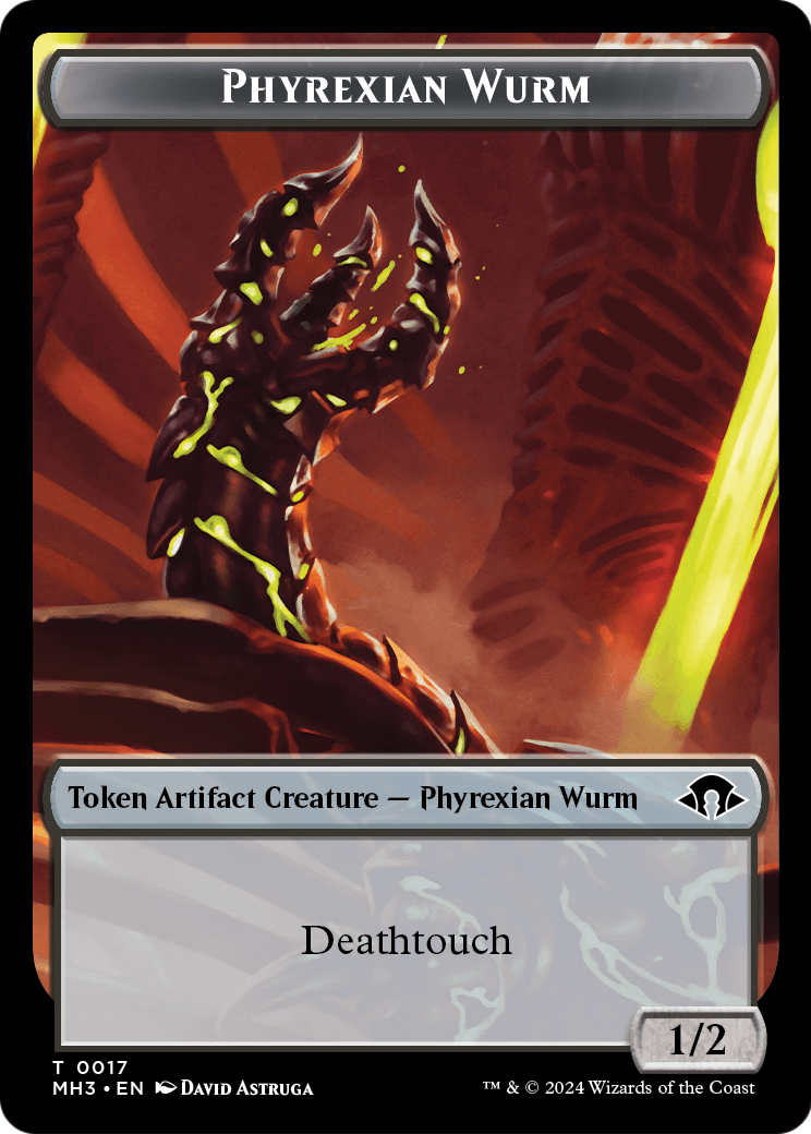 Phyrexian Wurm  [Modern Horizons 3 Tokens]