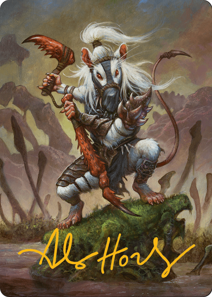 Ink-Eyes, Servant of Oni // Ink-Eyes, Servant of Oni  [Bloomburrow Art Series] (Borderless) Foil