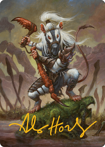 Ink-Eyes, Servant of Oni // Ink-Eyes, Servant of Oni  [Bloomburrow Art Series] (Borderless) Foil