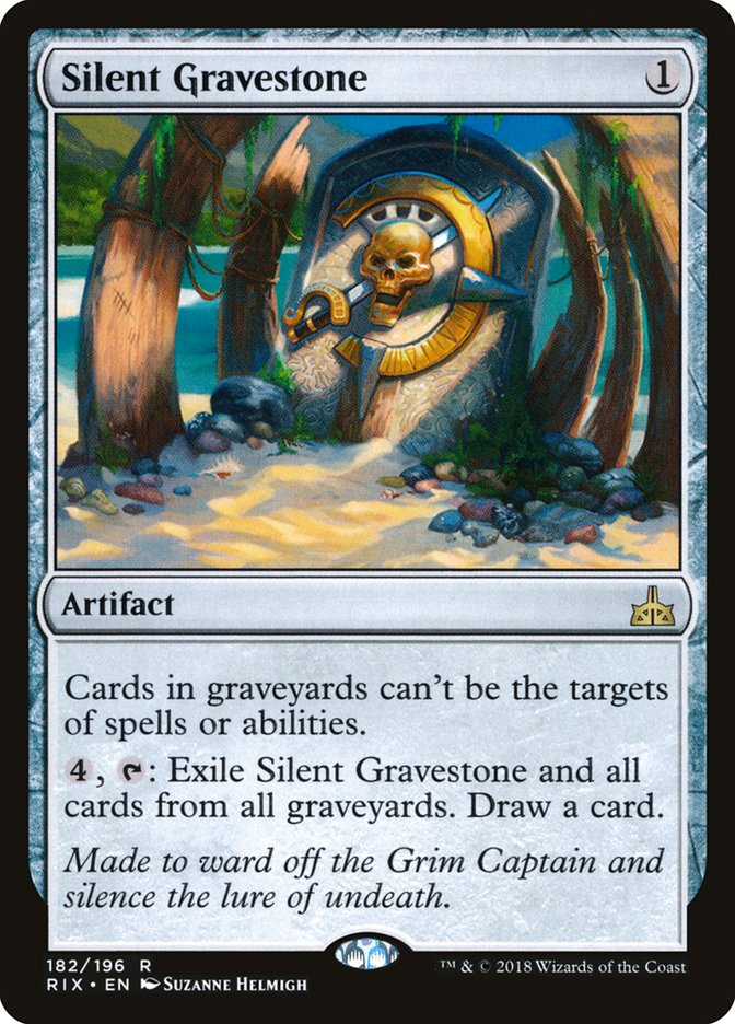 Silent Gravestone [Rivals of Ixalan] Foil
