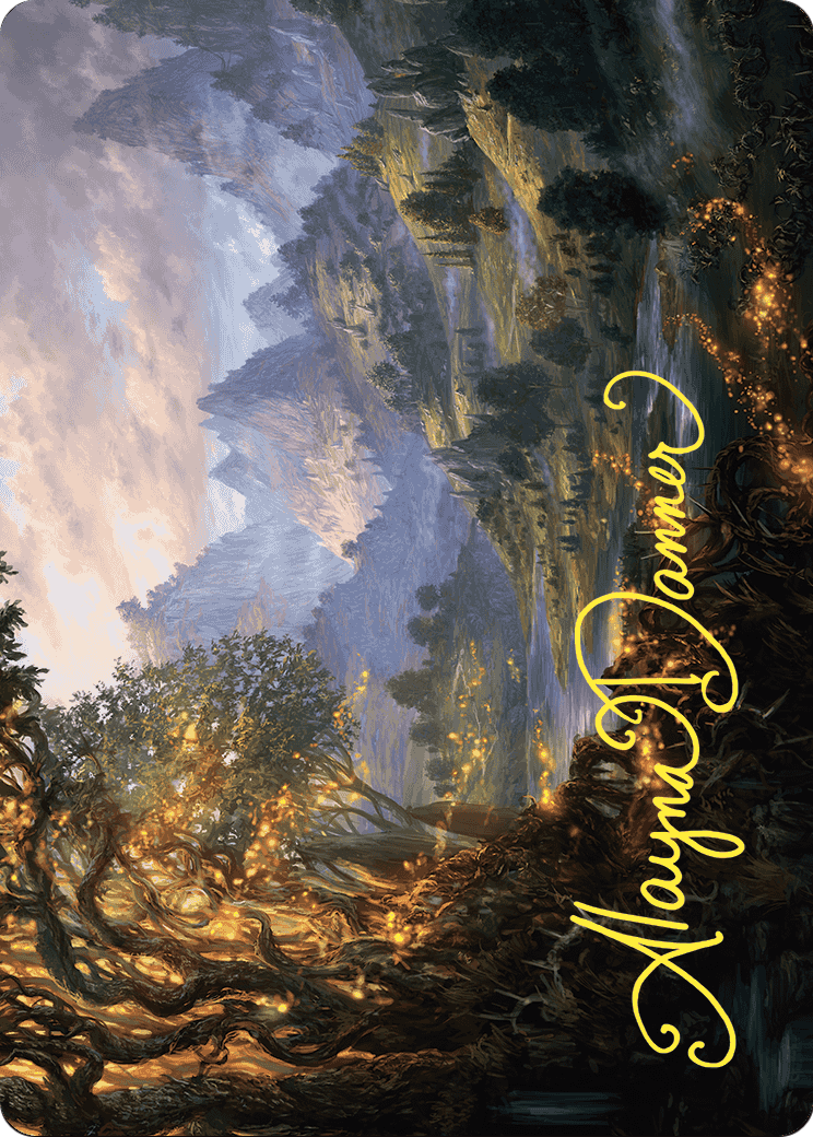 Evolving Wilds // Evolving Wilds  [Wilds of Eldraine Art Series] (Borderless)