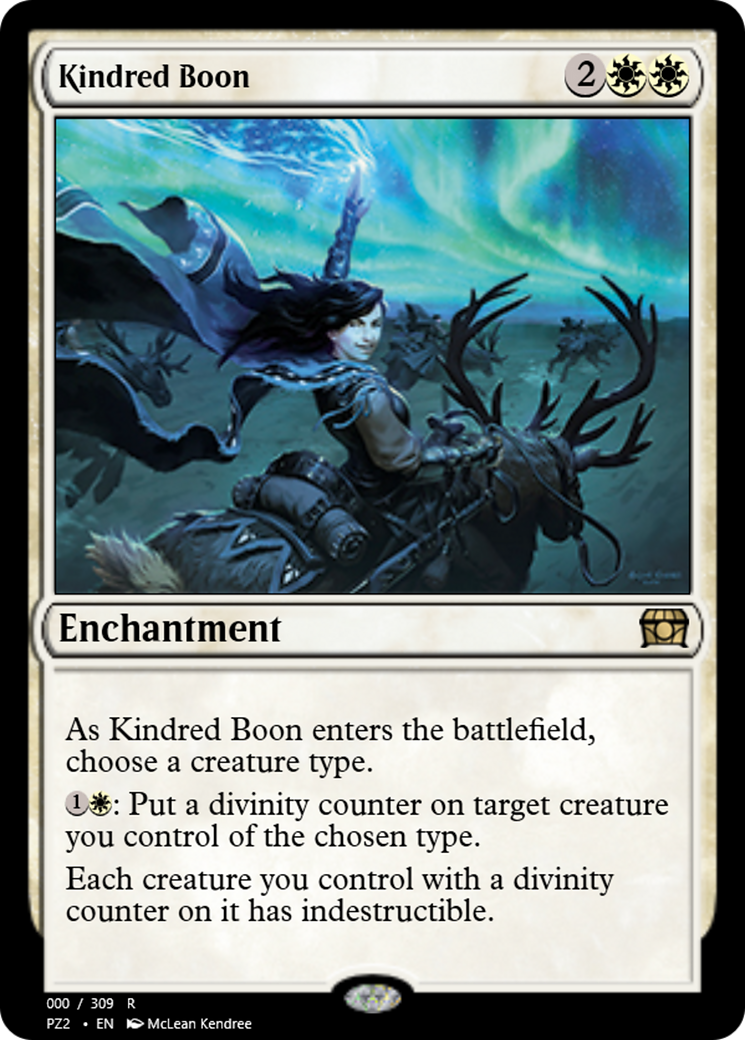 Kindred Boon  [Treasure Chest] Foil