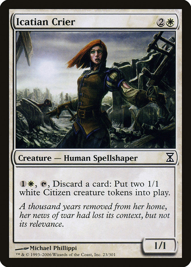 Icatian Crier [Time Spiral] Foil