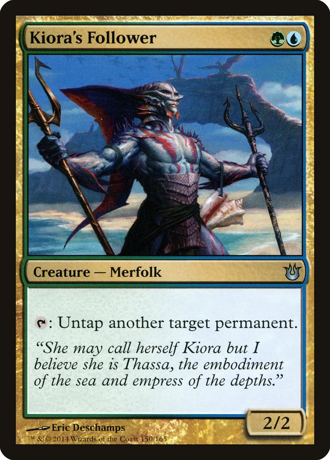 Kiora's Follower [Born of the Gods] Foil