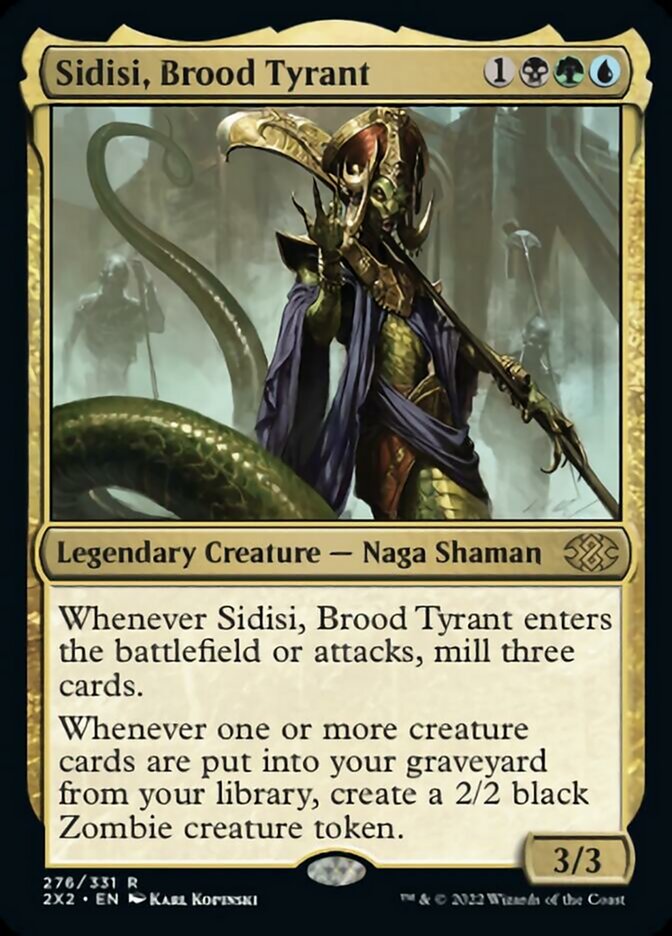 Sidisi, Brood Tyrant [Double Masters 2022] Foil