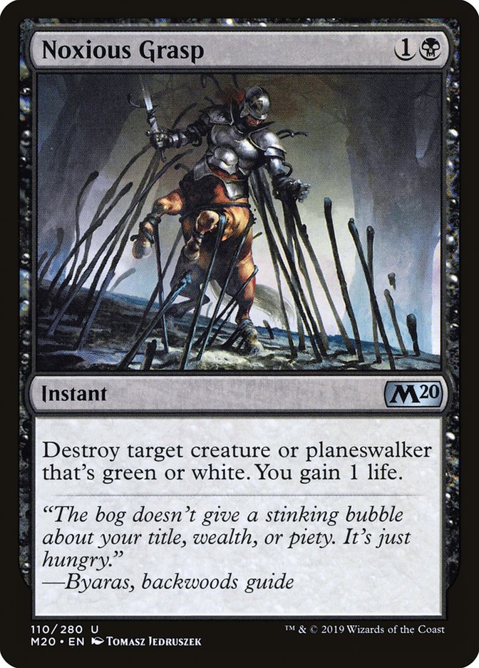 Noxious Grasp [Core Set 2020] Foil