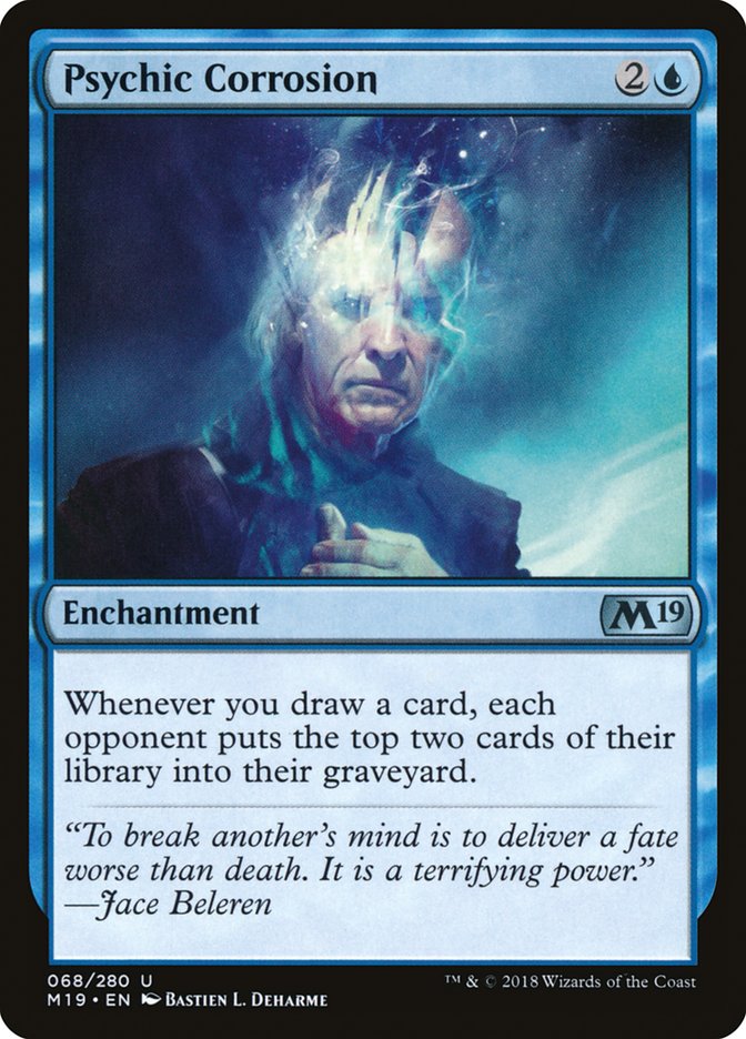 Psychic Corrosion [Core Set 2019] Foil