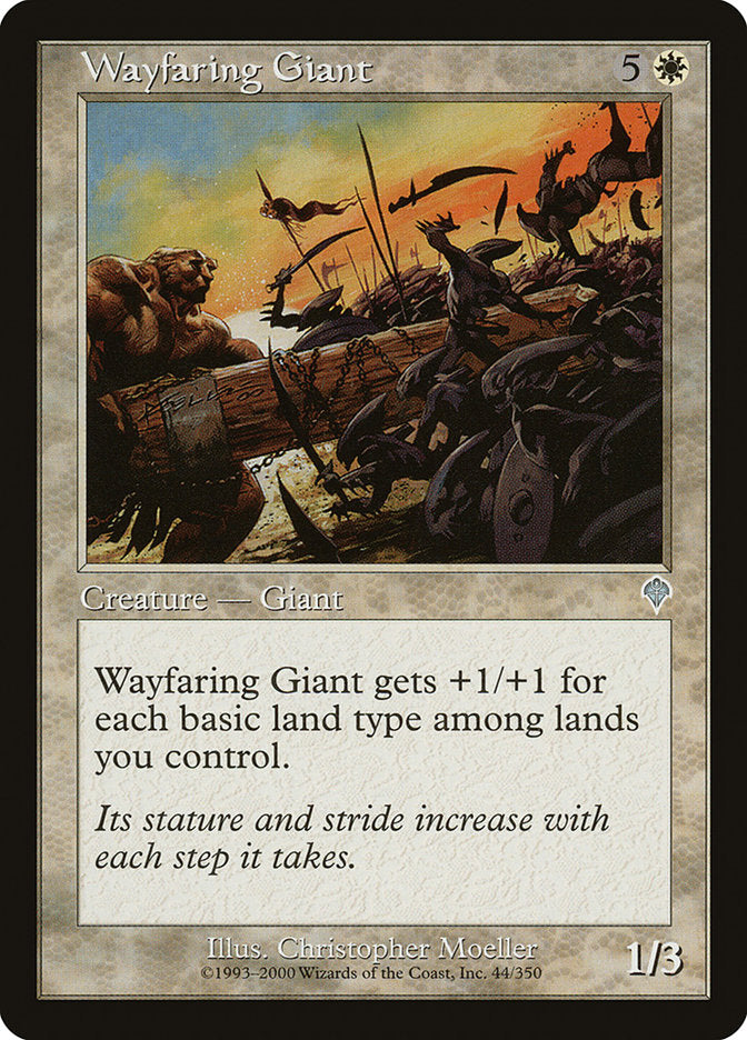 Wayfaring Giant [Invasion] Foil