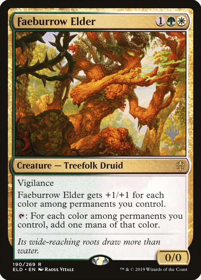 Faeburrow Elder (Promo Pack) [Throne of Eldraine Promos] Foil