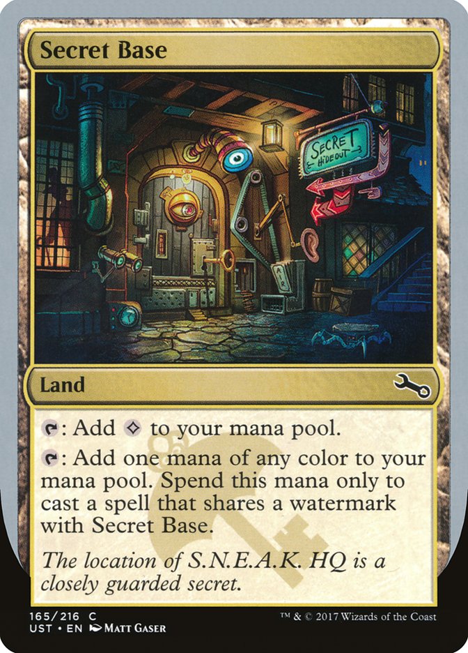 Secret Base (Matt Gaser) [Unstable] Foil