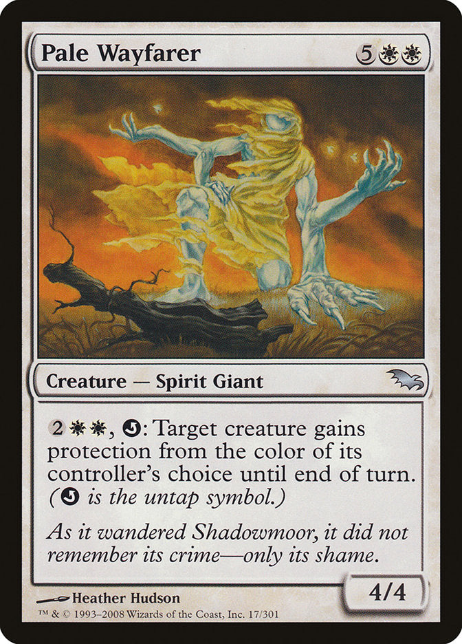 Pale Wayfarer [Shadowmoor] Foil