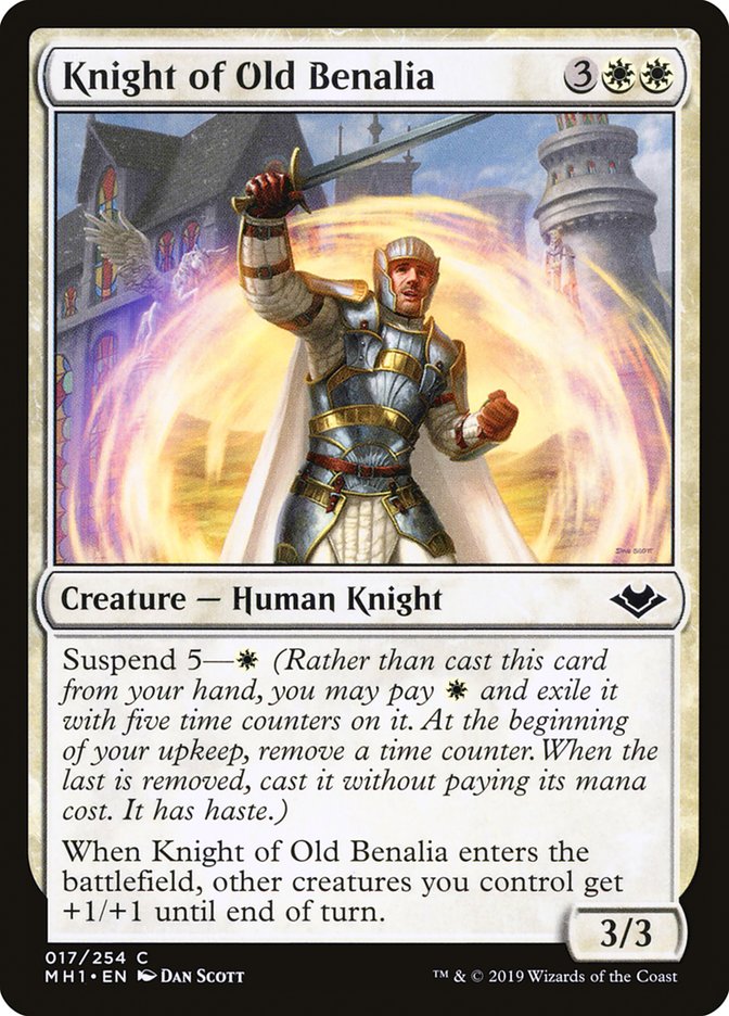 Knight of Old Benalia [Modern Horizons] Foil