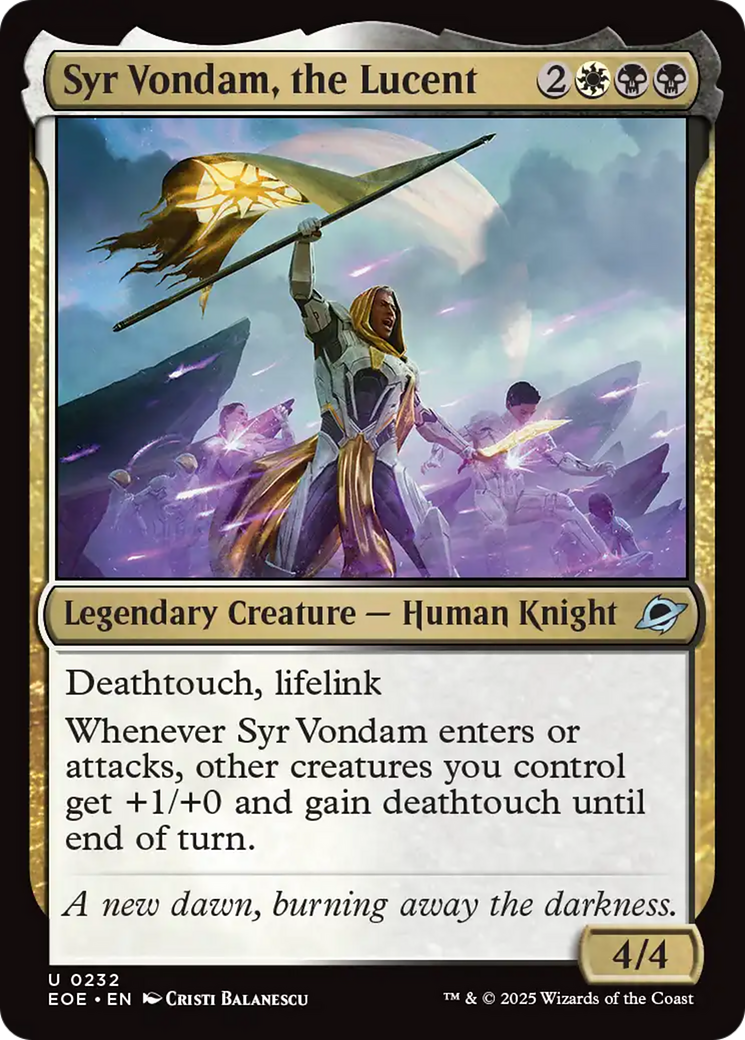 Syr Vondam, the Lucent [Edge of Eternities] Foil
