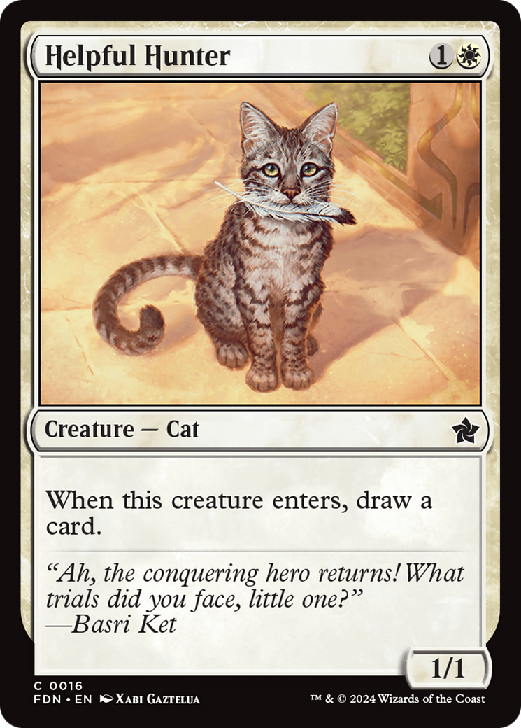 Helpful Hunter [Foundations] Foil