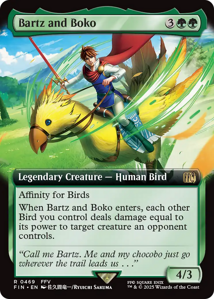 Bartz and Boko (Extended Art) [FINAL FANTASY] Foil