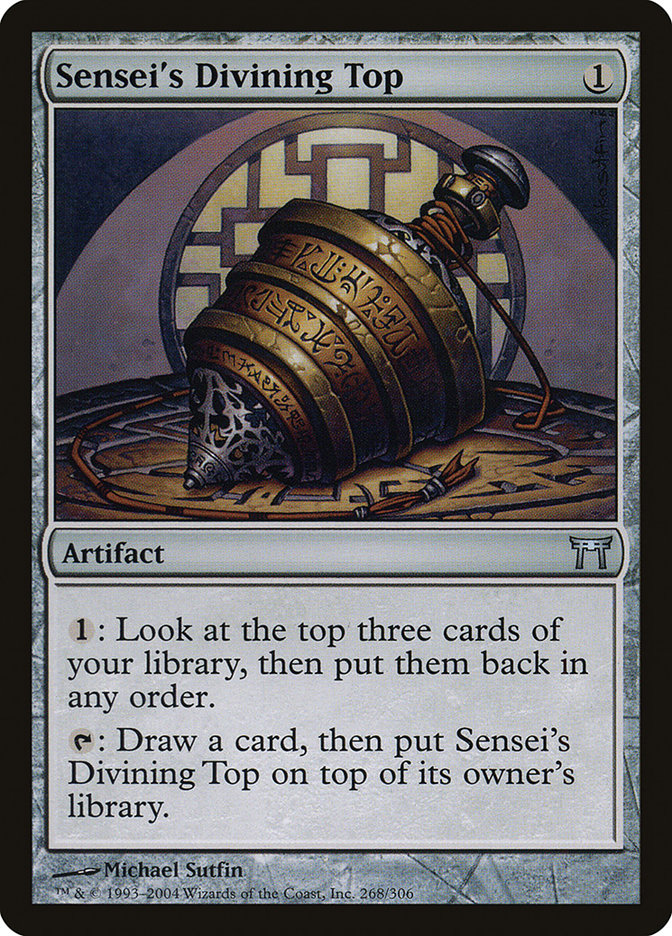 Sensei's Divining Top [Champions of Kamigawa] Foil