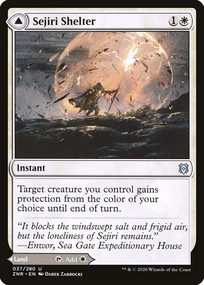 Sejiri Shelter // Sejiri Glacier [Zendikar Rising] Foil