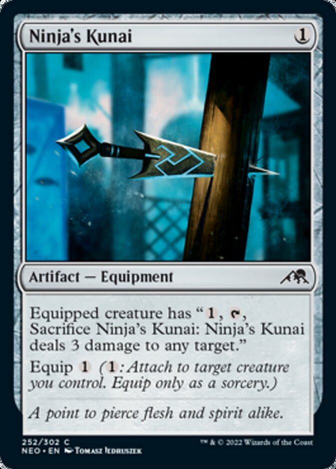 Ninja's Kunai [Kamigawa: Neon Dynasty] Foil