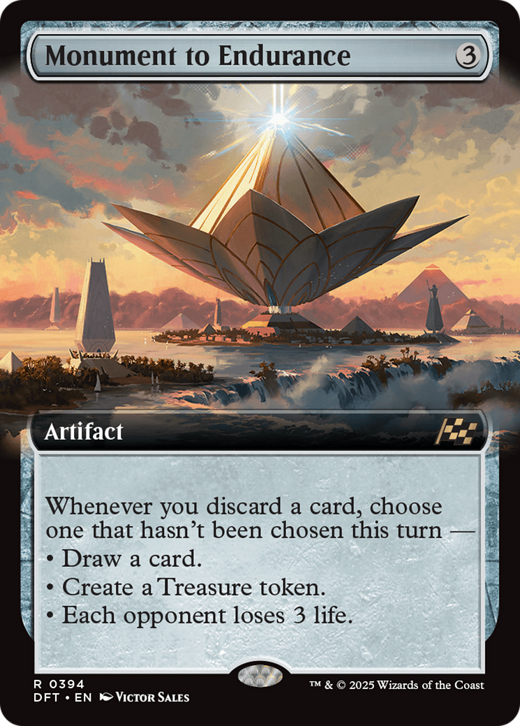 Monument to Endurance (Extended Art) [Aetherdrift] Foil