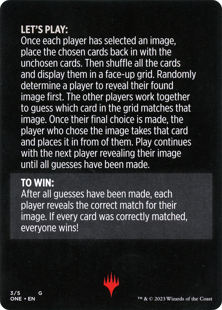 Cyber Simulacrum // Cyber Simulacrum (cont'd)  [Phyrexia: All Will Be One Minigames]