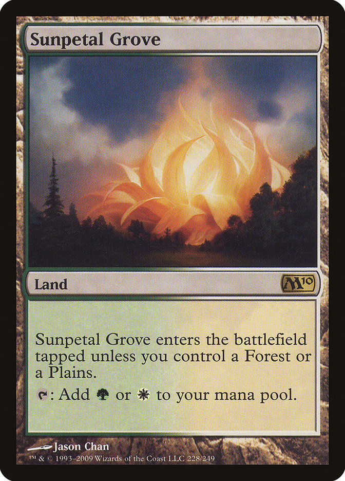 Sunpetal Grove [Magic 2010] Foil