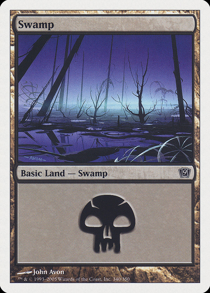 Swamp (340) [Ninth Edition] Foil