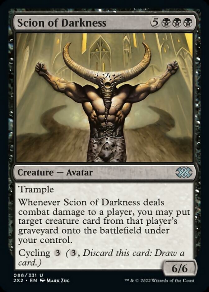 Scion of Darkness [Double Masters 2022] Foil