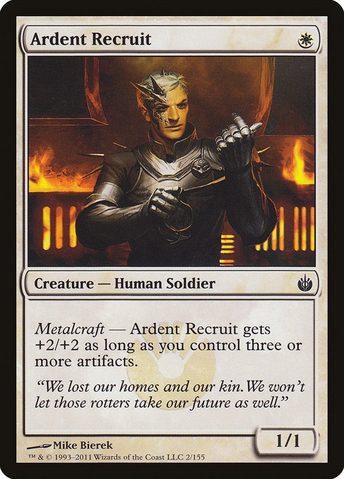Ardent Recruit [Mirrodin Besieged] Foil