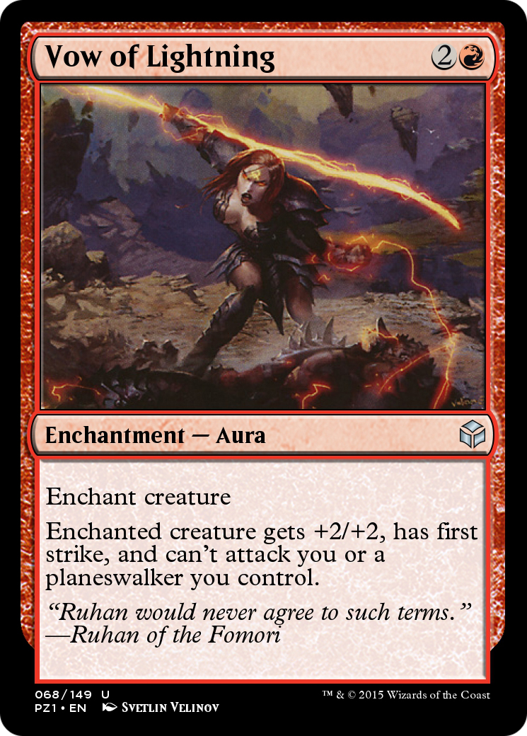 Vow of Lightning  [Legendary Cube Prize Pack]
