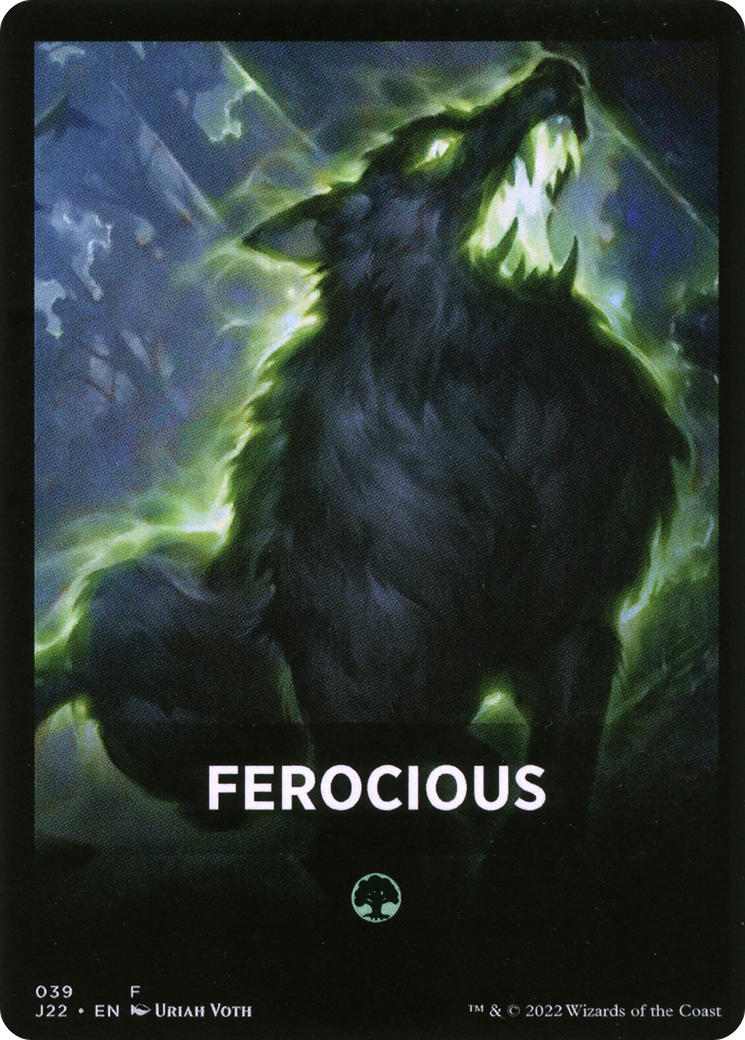 Ferocious  [Jumpstart 2022 Front Cards]