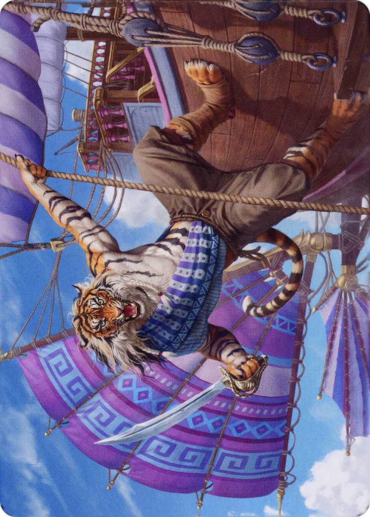 Jedit Ojanen, Mercenary // Jedit Ojanen, Mercenary  [Dominaria United Art Series] (Borderless) Foil