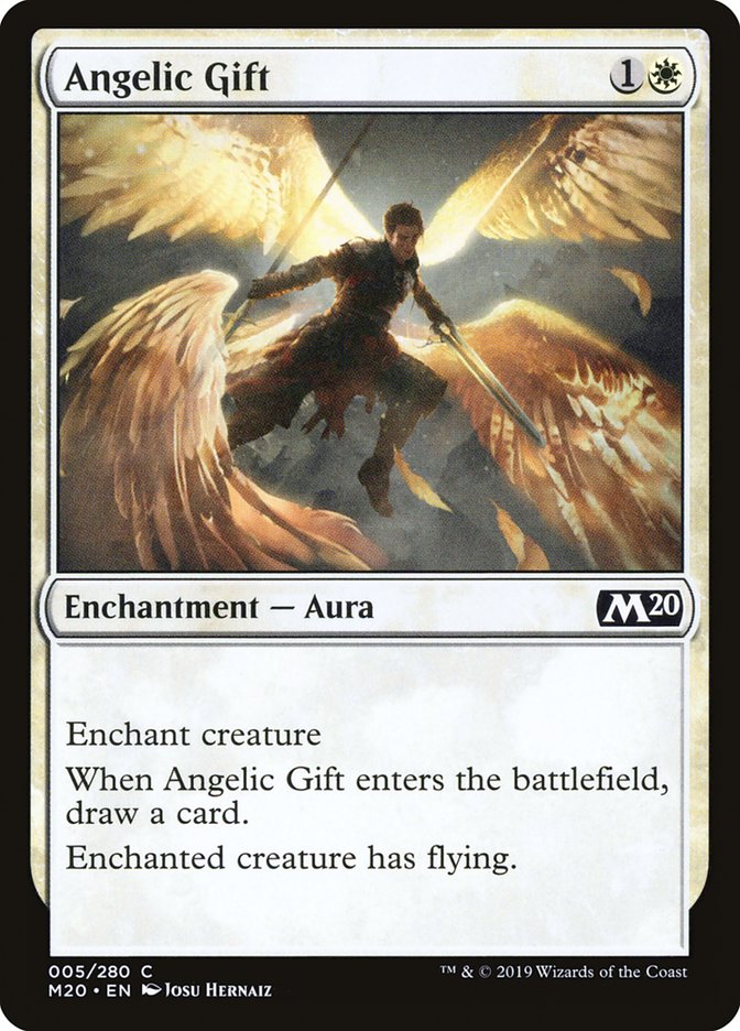 Angelic Gift [Core Set 2020] Foil