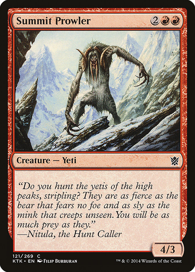 Summit Prowler [Khans of Tarkir] Foil