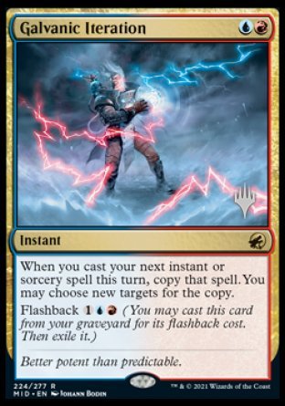 Galvanic Iteration (Promo Pack) [Innistrad: Midnight Hunt Promos] Foil