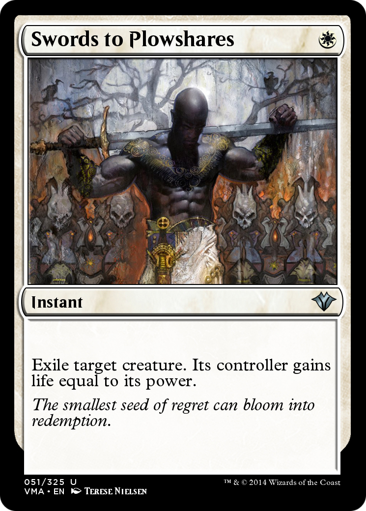 Swords to Plowshares  [Vintage Masters] Foil