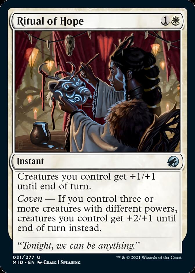 Ritual of Hope [Innistrad: Midnight Hunt] Foil