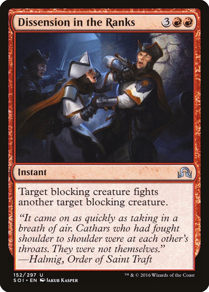 Dissension in the Ranks [Shadows over Innistrad] Foil
