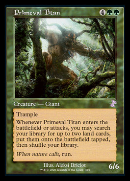 Primeval Titan (Timeshifted) [Time Spiral Remastered] Foil
