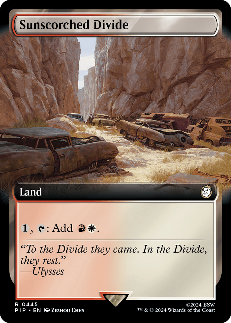 Sunscorched Divide (Extended Art) [Fallout] Foil