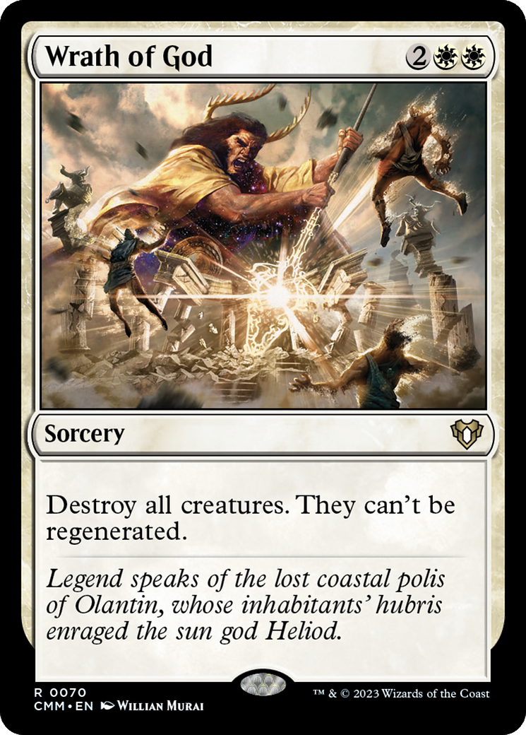 Wrath of God [Commander Masters] Foil