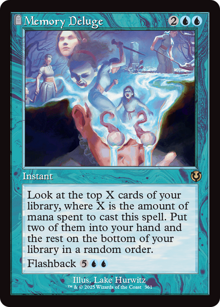 Memory Deluge (Retro Frame) [Innistrad Remastered] Foil