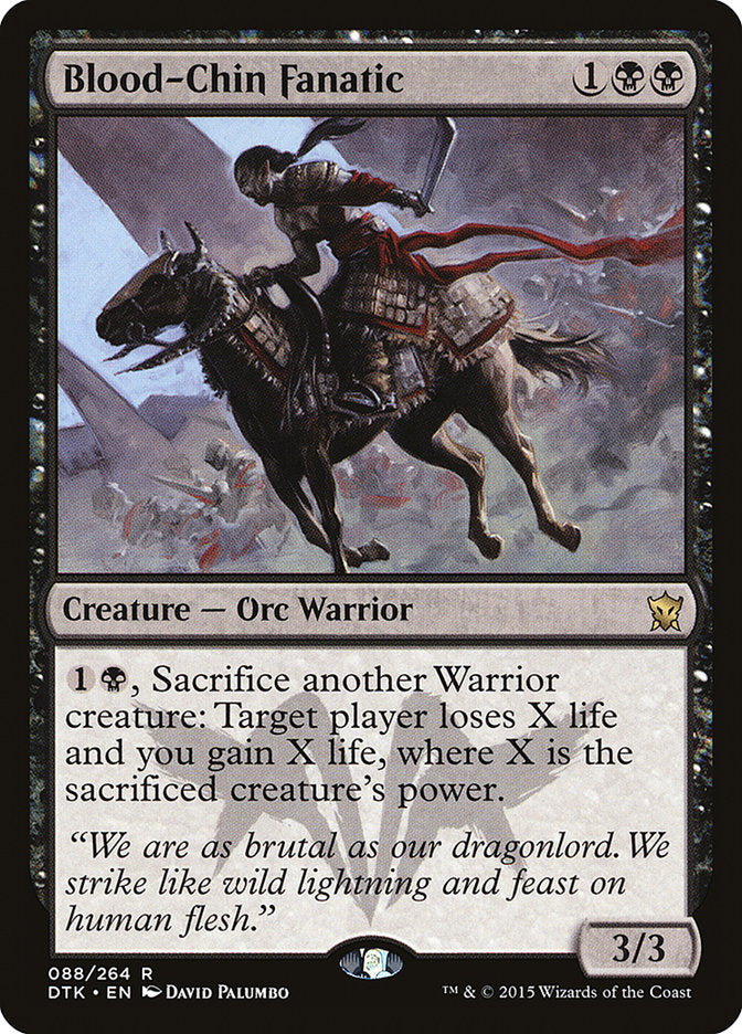 Blood-Chin Fanatic [Dragons of Tarkir] Foil