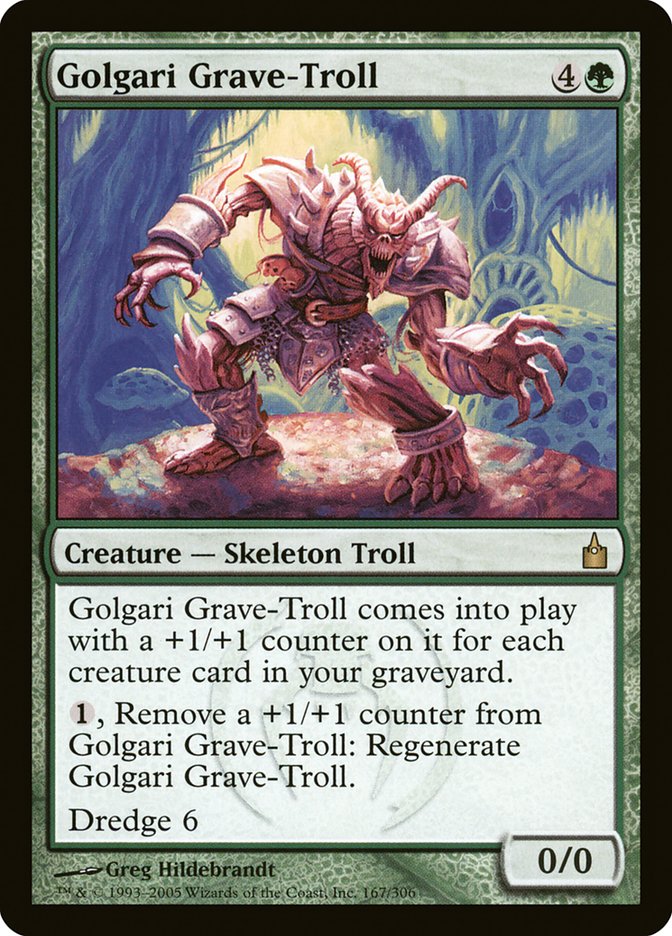 Golgari Grave-Troll [Ravnica: City of Guilds] Foil
