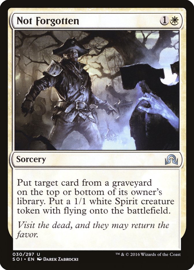 Not Forgotten [Shadows over Innistrad] Foil
