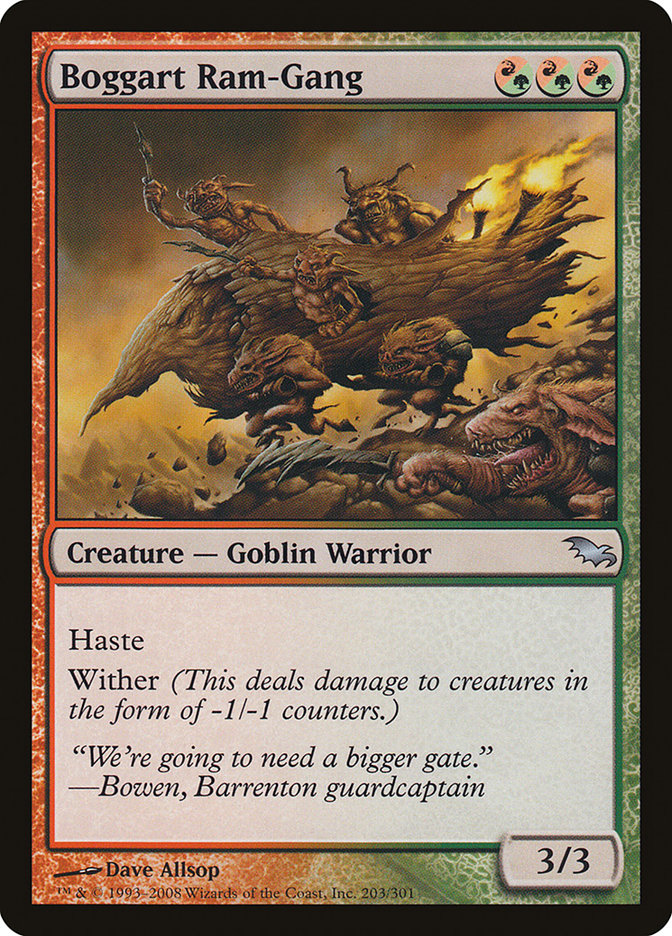 Boggart Ram-Gang [Shadowmoor] Foil