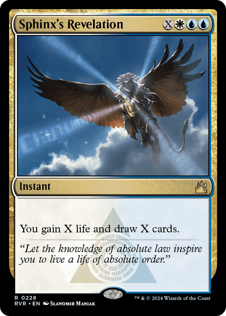 Sphinx's Revelation [Ravnica Remastered] Foil