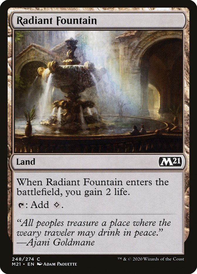 Radiant Fountain [Core Set 2021] Foil