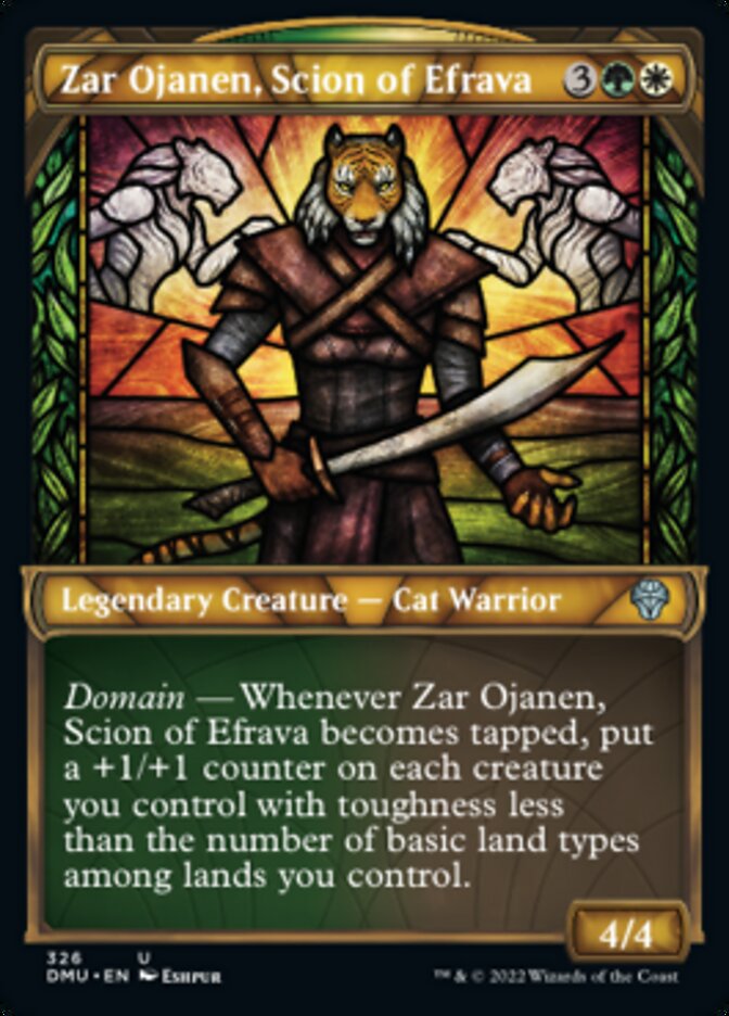 Zar Ojanen, Scion of Efrava (Showcase) [Dominaria United] Foil