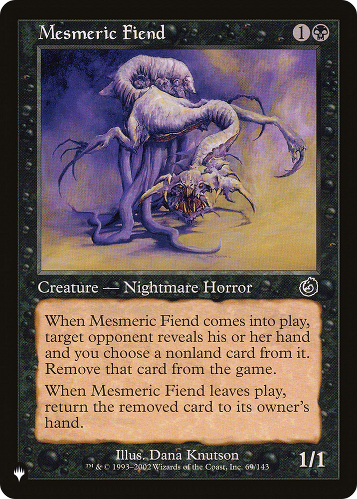 Mesmeric Fiend [The List]